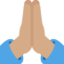 ツイッターの祈り絵文字