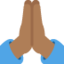 ツイッターの祈り絵文字