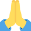 ツイッターの祈り絵文字