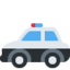 Emoji de coche de policía en Twitter