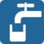 Emoji de agua potable en Twitter