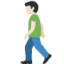 man walking Emoji on Twitter