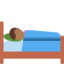 person in bed Emoji on Twitter