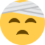 face with head-bandage Emoji on Twitter