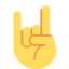 sign of the horns Emoji on Twitter