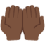 palms up together Emoji on Twitter