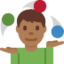 man juggling Emoji on Twitter