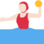 woman playing water polo Emoji on Twitter