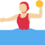 woman playing water polo Emoji on Twitter