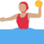 woman playing water polo Emoji on Twitter