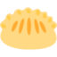 Emoji de gyoza en Twitter