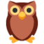 Emoji de búho en Twitter