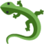 Emoji de lagarto en Twitter