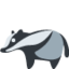 badger Emoji on Twitter