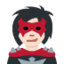 woman supervillain Emoji on Twitter