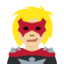 woman supervillain Emoji on Twitter