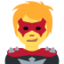 woman superhero Emoji on Twitter