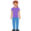 woman standing Emoji on Twitter