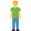 man standing Emoji on Twitter