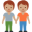 Emoji de personas de la mano en Twitter
