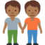 Emoji de personas de la mano en Twitter