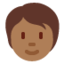 Emoji de persona en Twitter