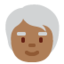 Emoji de persona mayor en Twitter