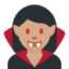 woman vampire Emoji on Twitter