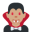 man vampire Emoji on Twitter