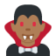 man vampire Emoji on Twitter