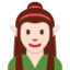 woman elf Emoji on Twitter