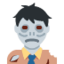 Emoji de hombre zombie en Twitter