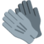 Emoji de guantes en Twitter