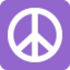 peace symbol Emoji on Twitter