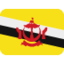 Emoji de bandera de Brunei en Twitter