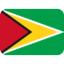 Emoji de bandera de Guyana en Twitter