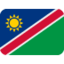 Emoji de bandera de Namibia en Twitter