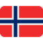 Emoji de bandera de Noruega en Twitter