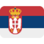 Emoji de bandera de Serbia en Twitter