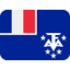 Emoji de bandera de Territorios Franceses del Sur en Twitter