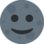 new moon face Emoji on Twitter