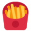 Emoji de patatas fritas en Twitter