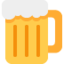 Emoji de jarra de cerveza en Twitter