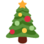 Emoji de árbol de navidad en Twitter