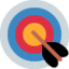 Emoji de dardos en Twitter