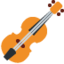 Emoji de violín en Twitter