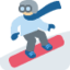 snowboarder Emoji on Twitter