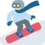 snowboarder Emoji on Twitter