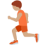 Emoji de persona corriendo en Twitter