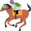 horse racing Emoji on Twitter